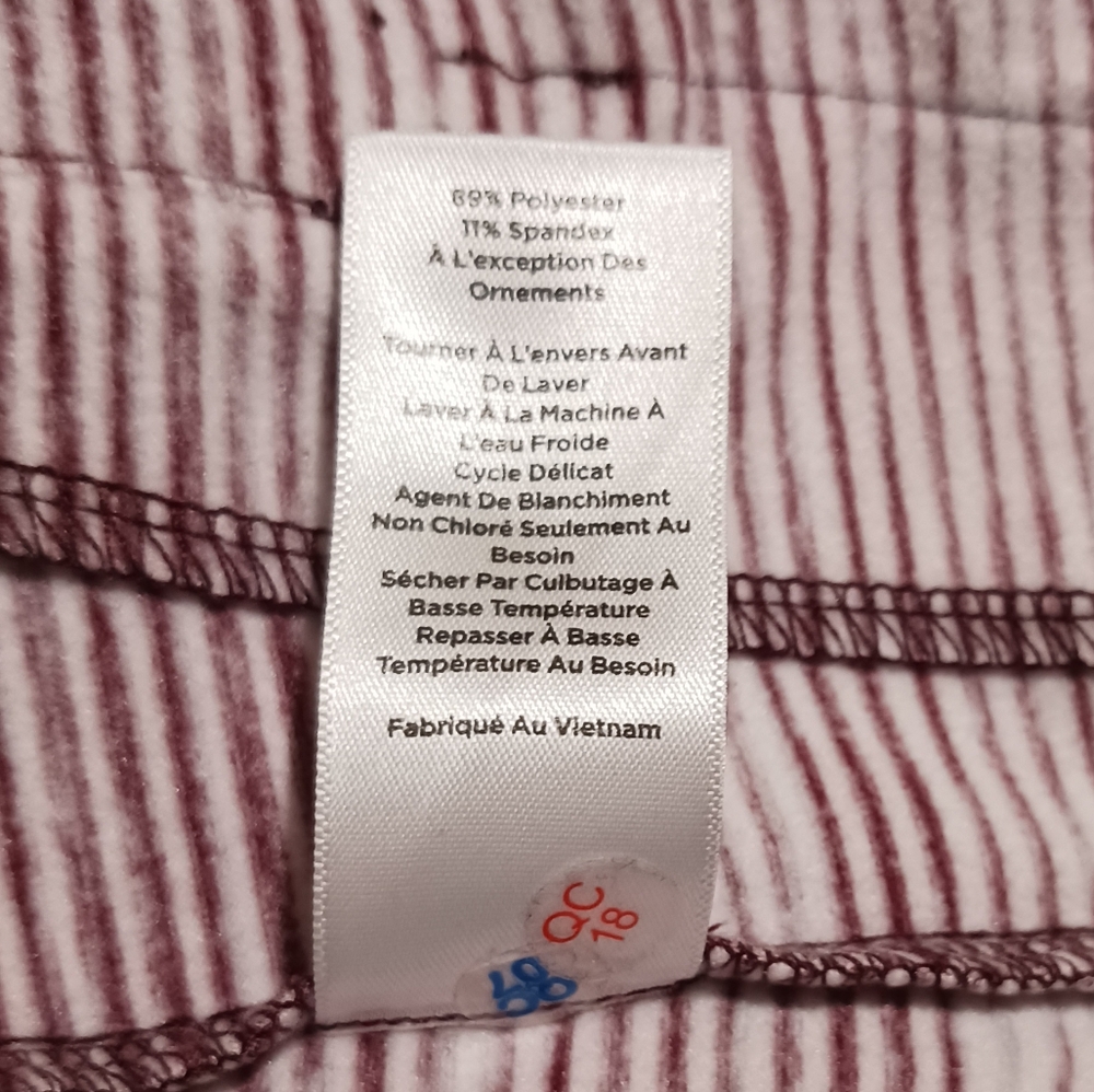 T For Talbots Ombre Stripe Casual Athletic Athleisure Jacket - Picture 11 of 12